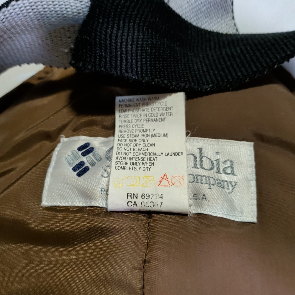 Vintage Columbia Sportswear Bibs Mens Size M Camo Insulated Hunting Overalls - Picture 13 of 13